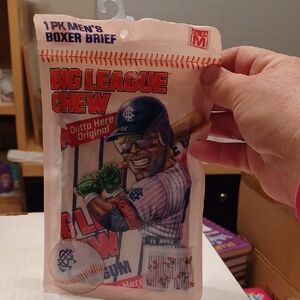 Big League Chew Men's Boxer Brief Men Baseball